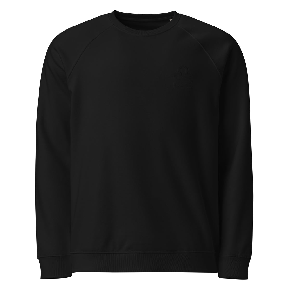 Unisex organic raglan sweatshirt – 3 Times Apparel